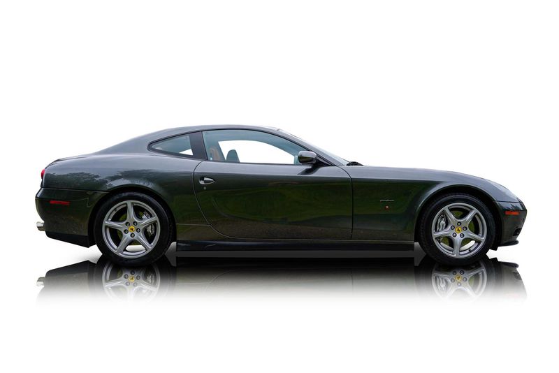 An incredible side shot photo of aFerrari 612 Scaglietti that you should buy.