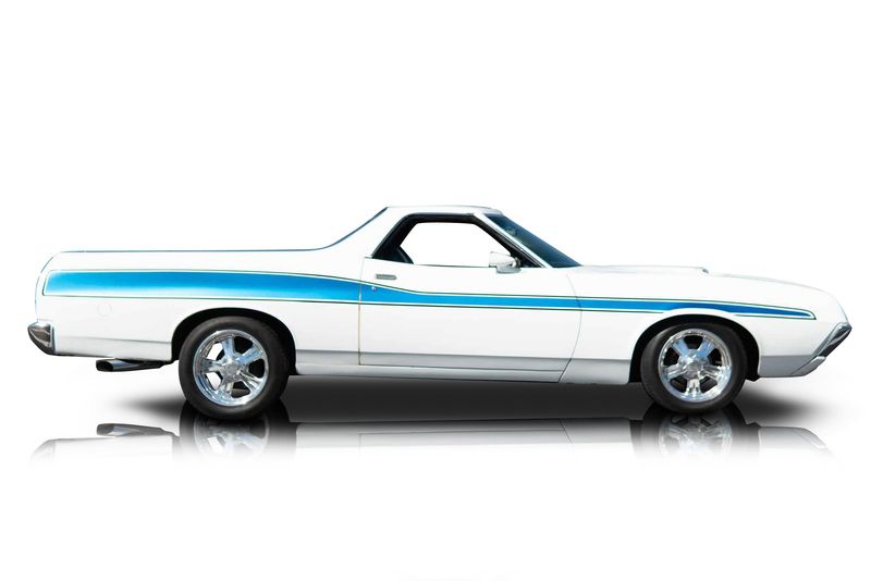 An incredible side shot photo of aFord Ranchero that you should buy.