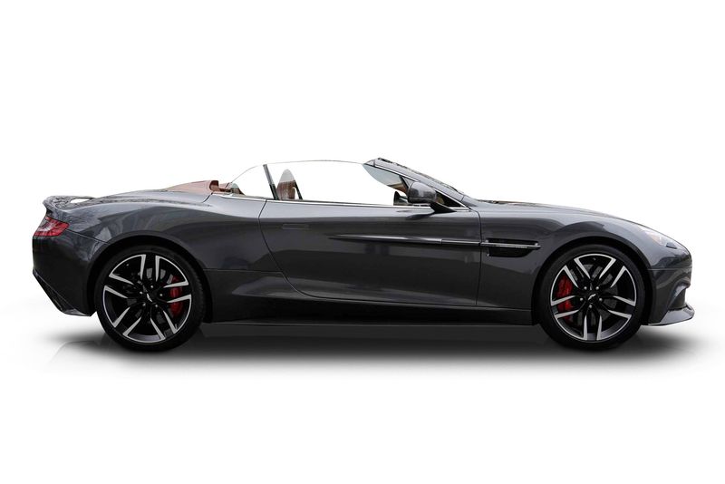 An incredible side shot photo of aAston Martin Vanquish that you should buy.