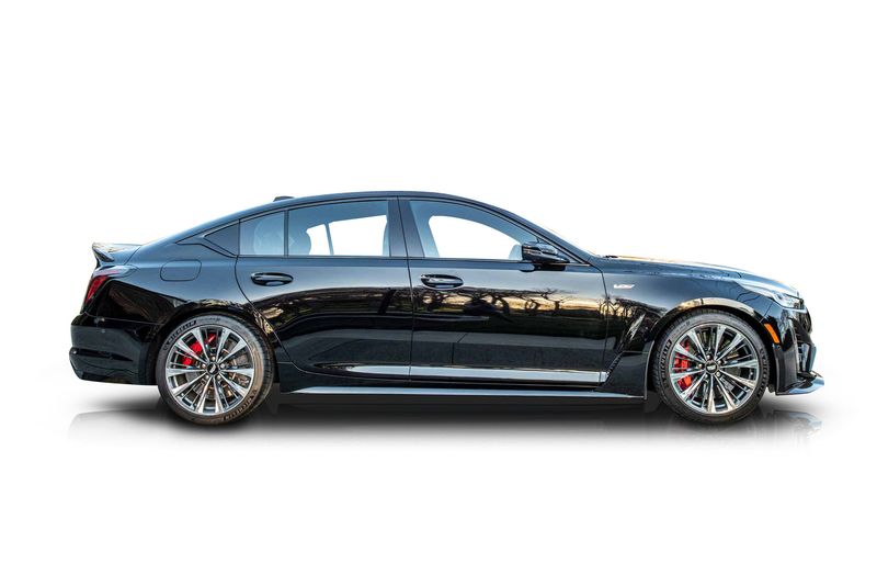 An incredible side shot photo of aCadillac CT5-V that you should buy.