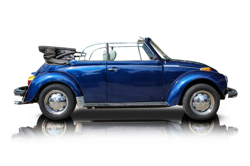 An incredible side shot photo of aVolkswagen Super Beetle that you should buy.