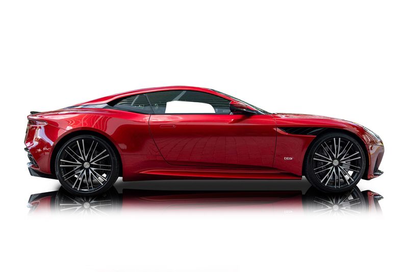 An incredible side shot photo of aAston Martin DBS that you should buy.