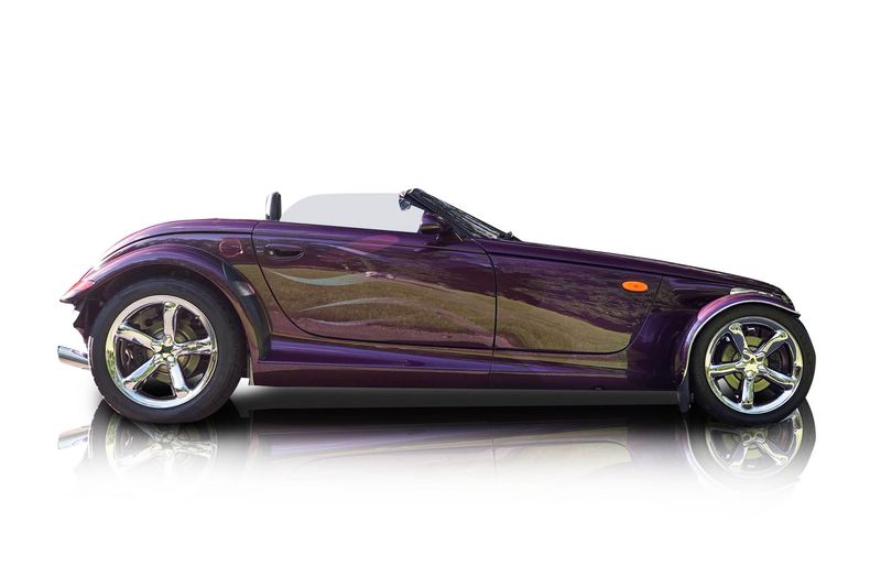 An incredible side shot photo of aPlymouth Prowler that you should buy.