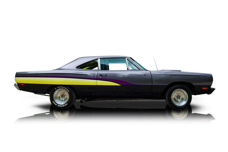 An incredible side shot photo of aPlymouth Road Runner that you should buy.