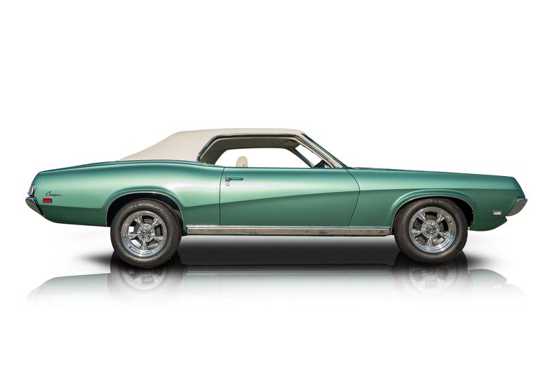 An incredible side shot photo of aMercury Cougar that you should buy.
