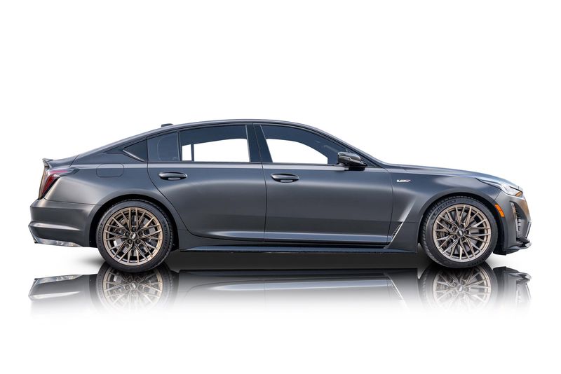 An incredible side shot photo of aCadillac CT5-V that you should buy.