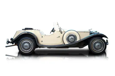 Passenger side photo of 1936 Jaguar SS100