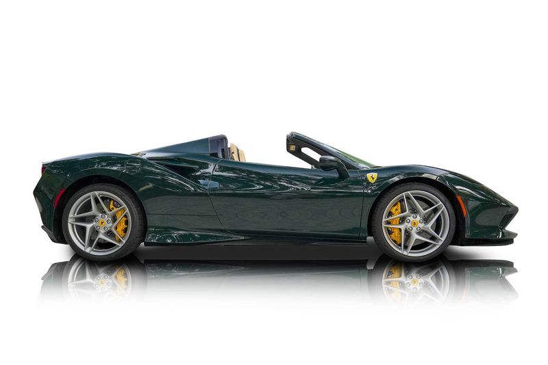 An incredible side shot photo of aFerrari F8 Spider that you should buy.