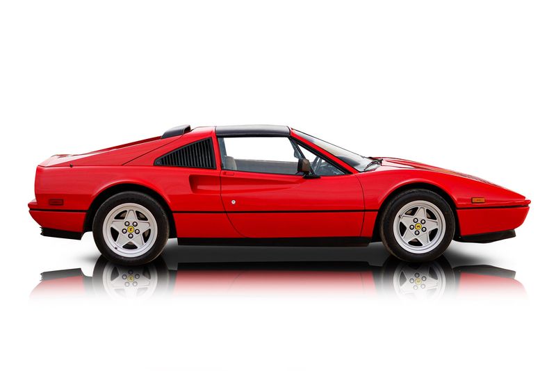 An incredible side shot photo of aFerrari 328 that you should buy.