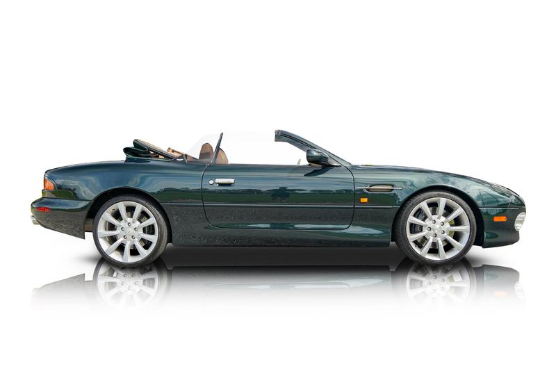 An incredible side shot photo of aAston Martin DB7 that you should buy.