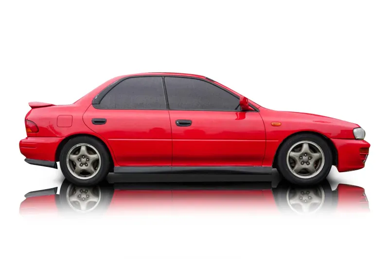 An incredible side shot photo of aSubaru WRX that you should buy.