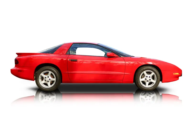 An incredible side shot photo of aPontiac Firebird that you should buy.
