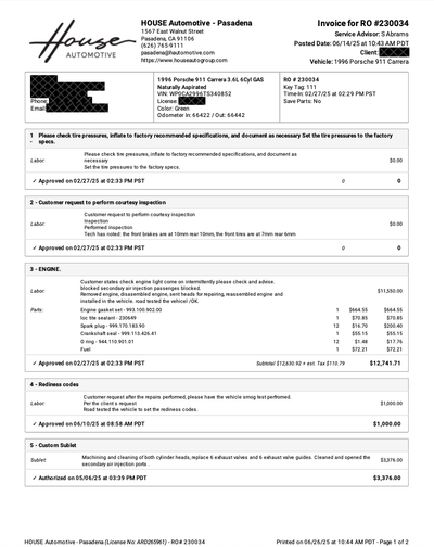 Service record 5 of 6