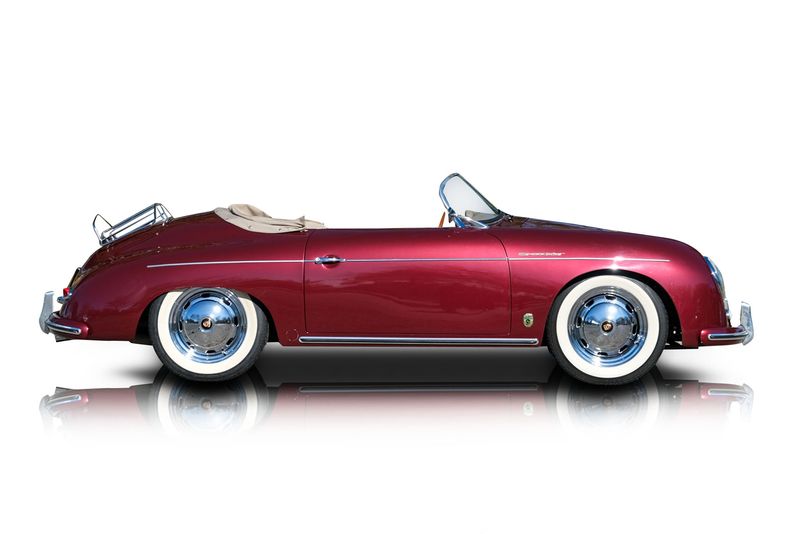 An incredible side shot photo of aPorsche 356 that you should buy.