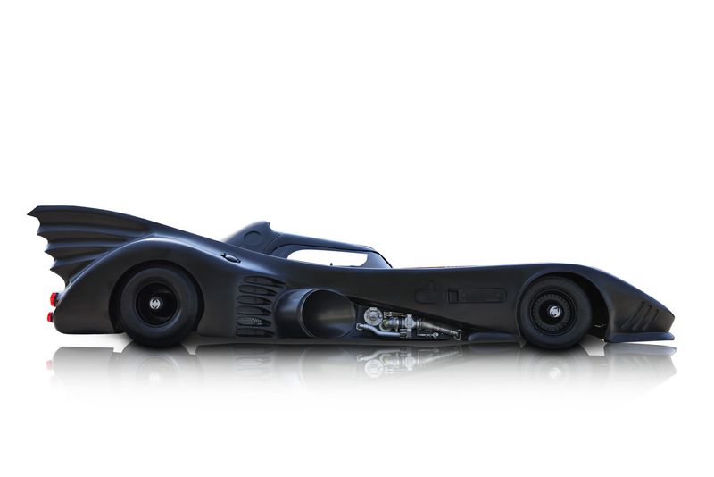 An incredible side shot photo of aBatmobile Custom that you should buy.
