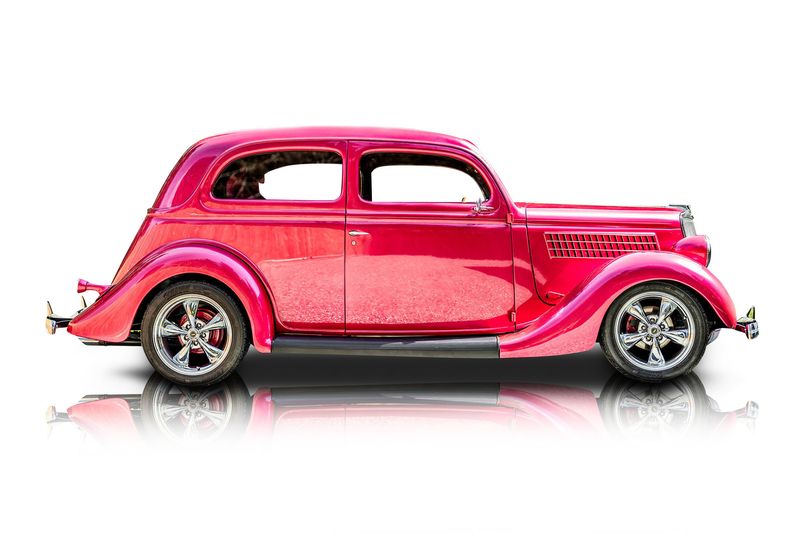 An incredible side shot photo of aFord Model 48 that you should buy.