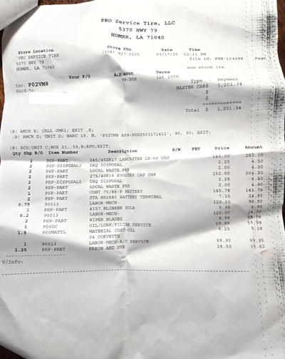 Service record 1 of 2
