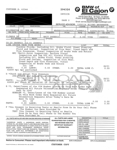 Service record 2 of 7