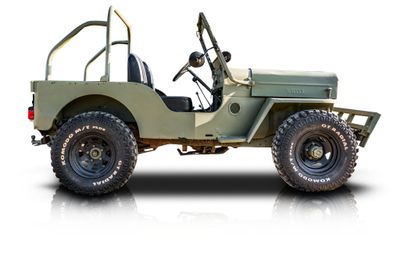 Passenger side photo of 1958 Jeep CJ3B