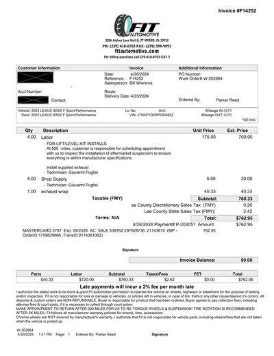 Service record 1 of 17