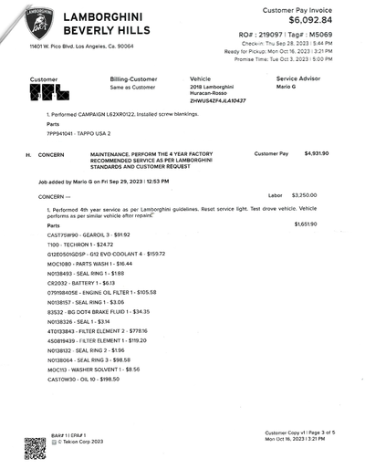 Service record 2 of 5
