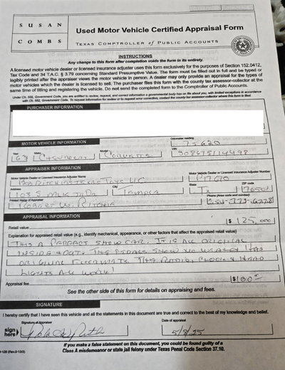 Service record 1 of 1
