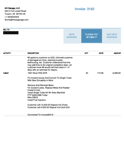 Service record 1 of 3