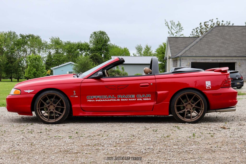 1994 Ford Mustang SVT Cobra Convertible Indy 500 Pace Car for sale