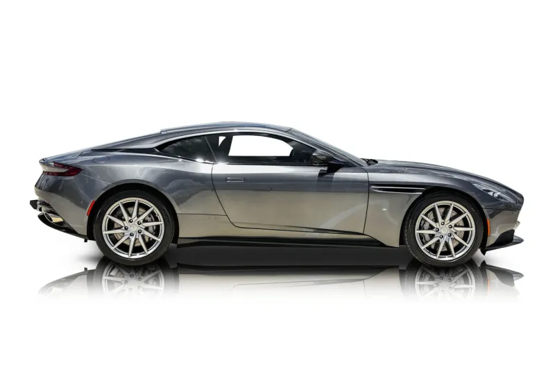 An incredible side shot photo of aAston Martin DB11 that you should buy.