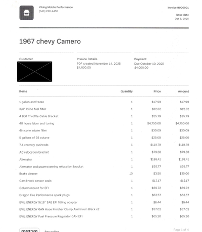 Service record 1 of 4