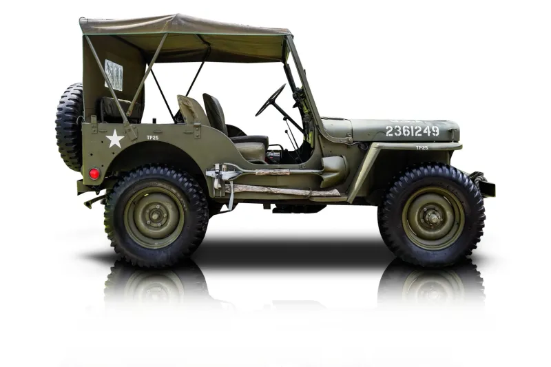 An incredible side shot photo of aWillys M38 that you should buy.