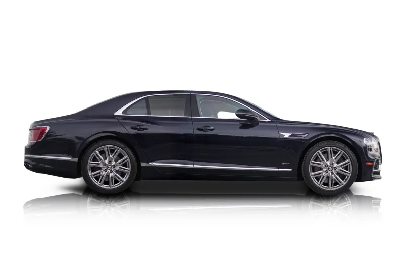 An incredible side shot photo of aBentley Flying Spur that you should buy.