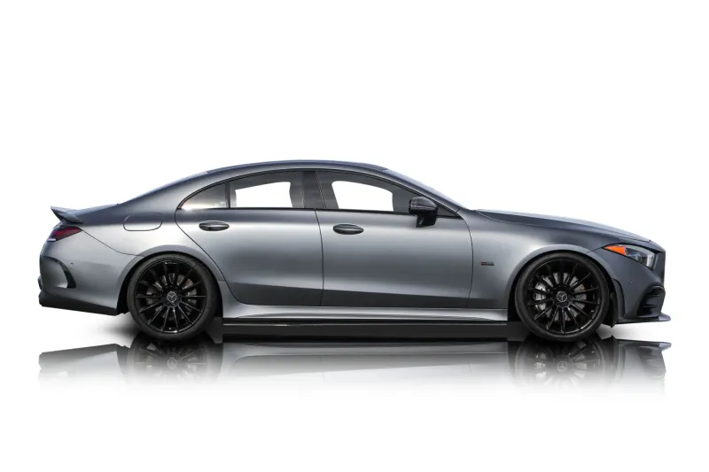 An incredible side shot photo of aMercedes-Benz CLS53 AMG that you should buy.