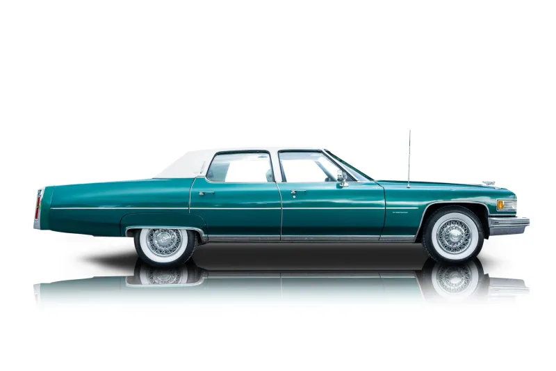 An incredible side shot photo of aCadillac Fleetwood that you should buy.