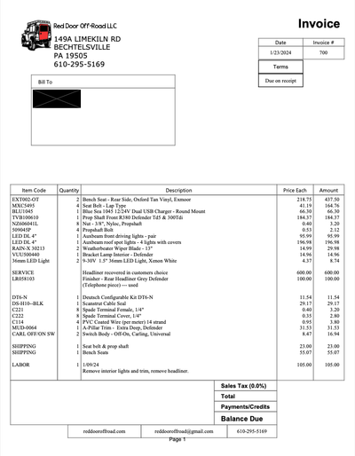 Service record 2 of 7