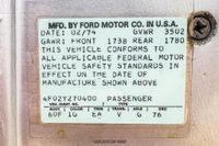 1974 Ford Mustang II for sale