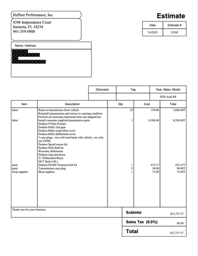 Service record 1 of 7