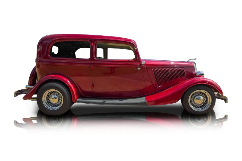 An incredible side shot photo of aFord Model 40 that you should buy.