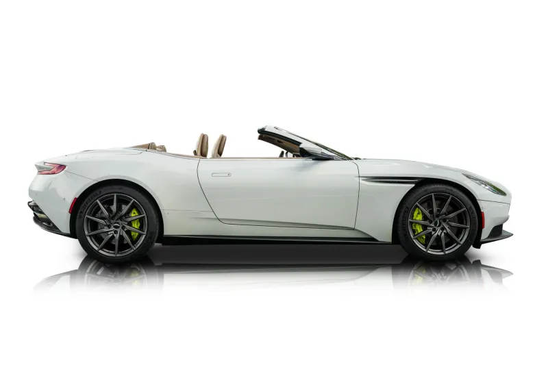 An incredible side shot photo of aAston Martin DB11 that you should buy.