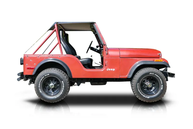 An incredible side shot photo of aJeep CJ-5 that you should buy.