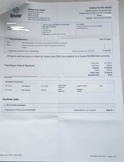 Service record 1 of 15