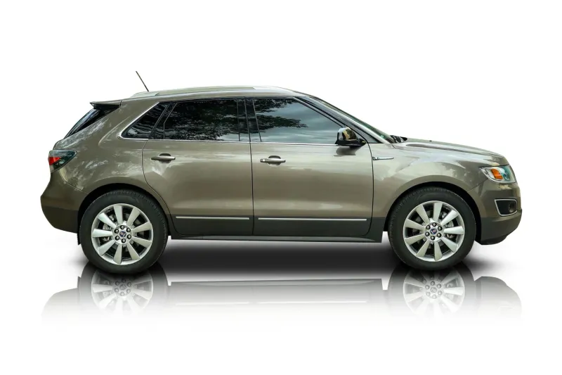 An incredible side shot photo of aSaab 9-4X that you should buy.