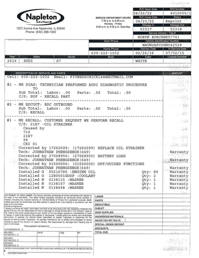 Service record 1 of 5
