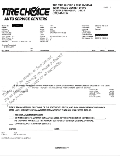 Service record 5 of 10