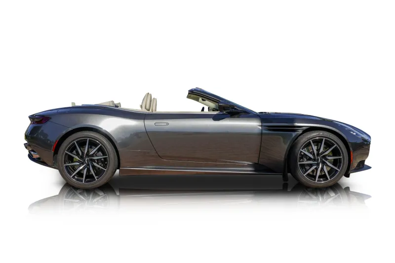 An incredible side shot photo of aAston Martin DB11 that you should buy.