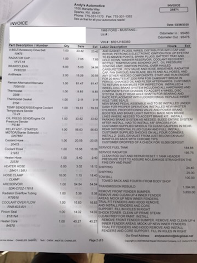 Service record 1 of 10