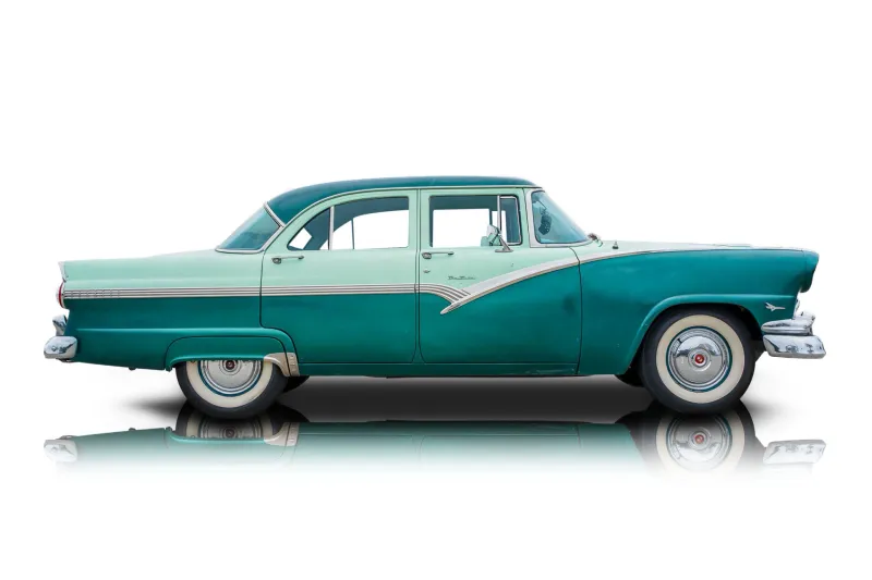 An incredible side shot photo of aFord Fairlane that you should buy.
