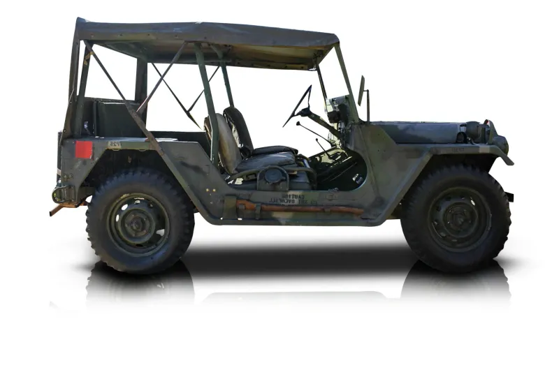 An incredible side shot photo of aAM General M151 that you should buy.