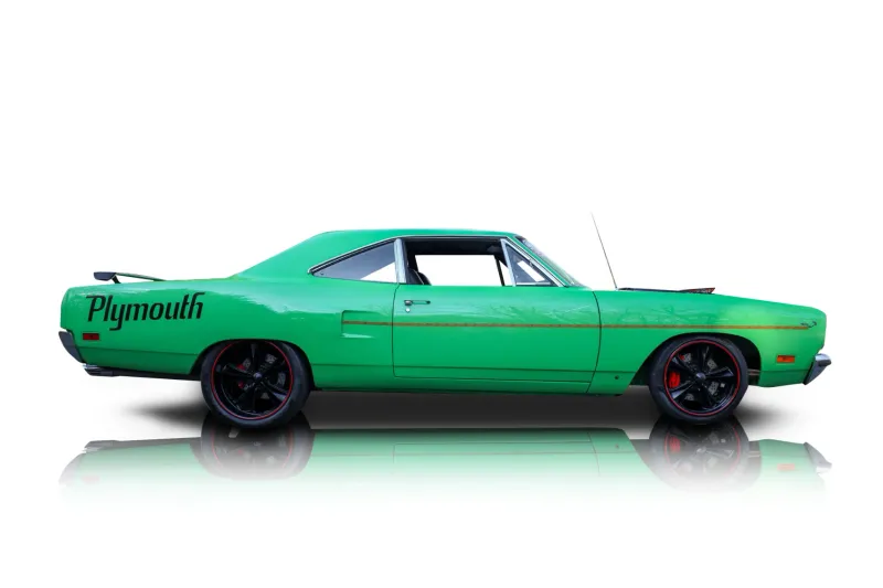 An incredible side shot photo of aPlymouth Road Runner that you should buy.