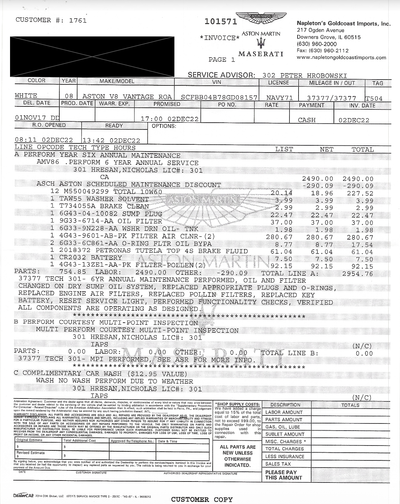 Service record 40 of 44